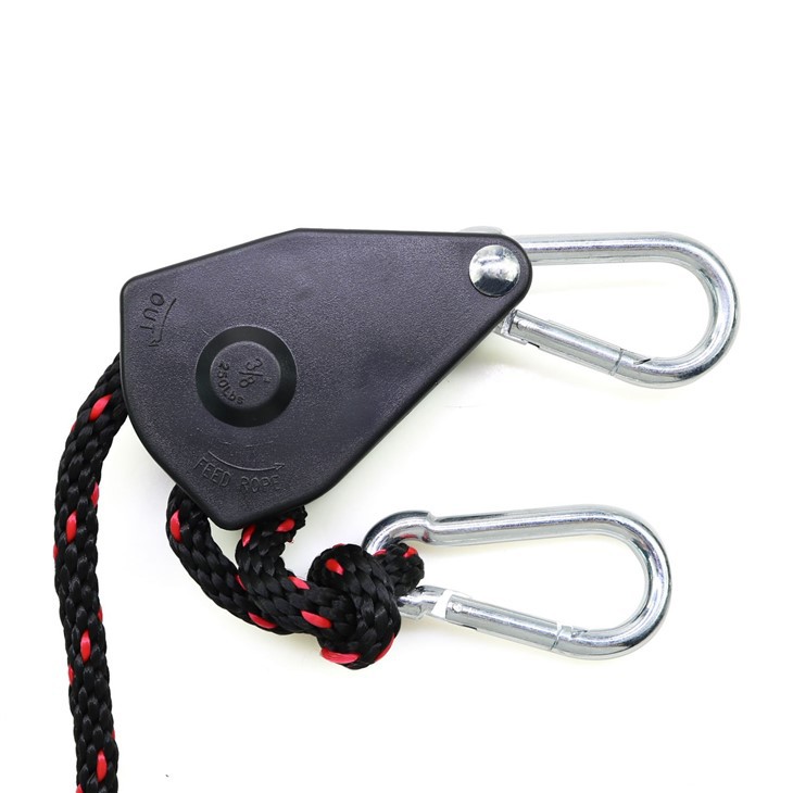 3/8 Inch Adjustable Rope Hanger Hoist Ratchet Strap