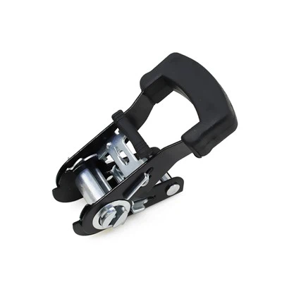 إنتاج المصنع 25 مم أسود طلاء المطاط مقبض السقاطة حزام مشبك